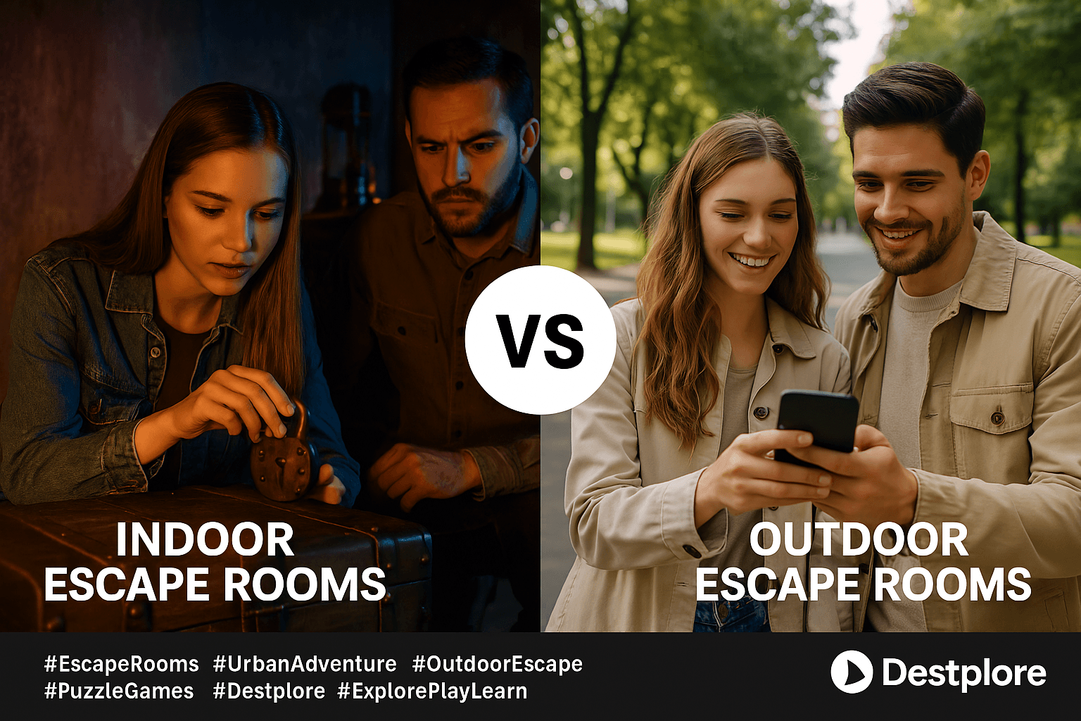 Escape Rooms Reimagined: Indoors vs. Outdoors – Which Adventure Suits You Best?